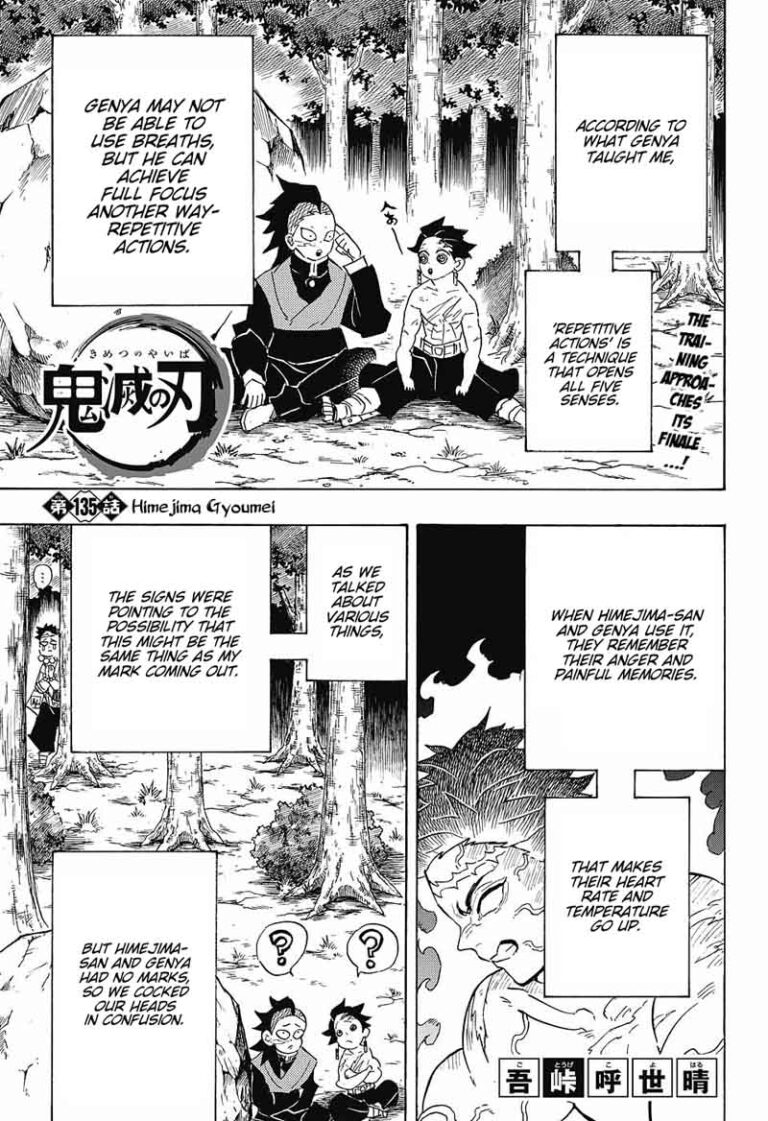 Demon Slayer Manga Chapter 135