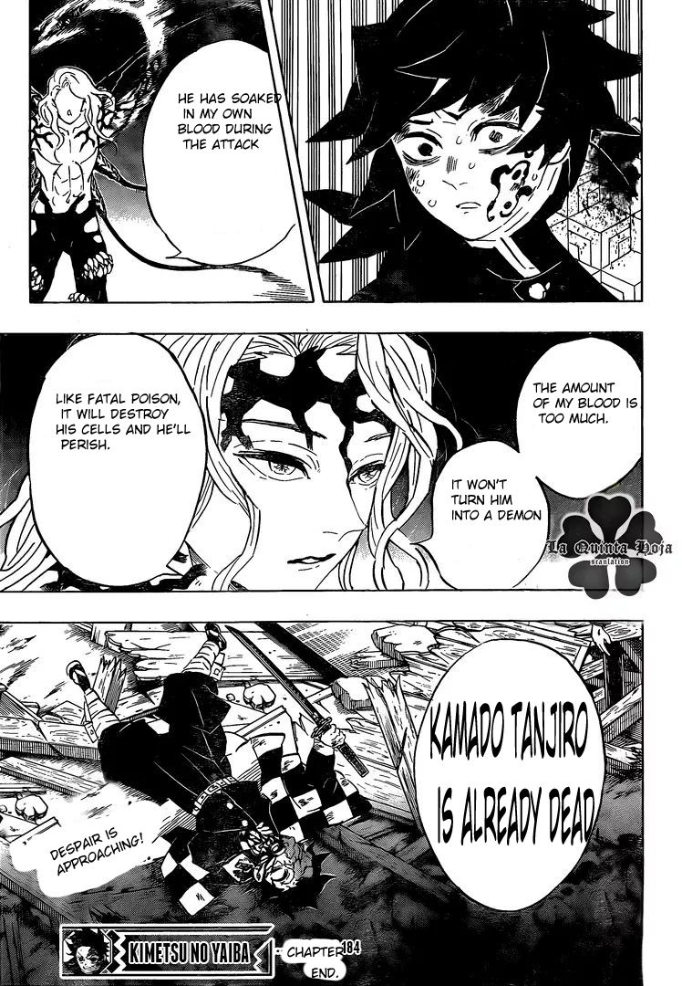 Demon Slayer Chapter 184 - Page